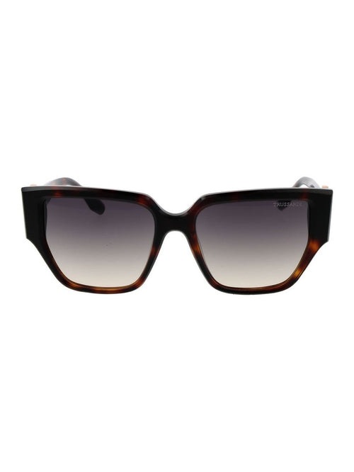 Trussardi Brown Acetate Sunglasses