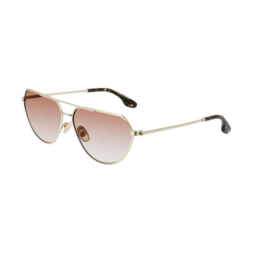 Victoria Beckham Gold Metal Sunglasses