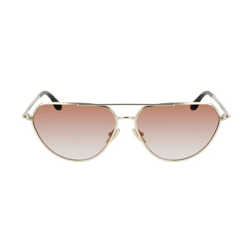 Victoria Beckham Gold Metal Sunglasses