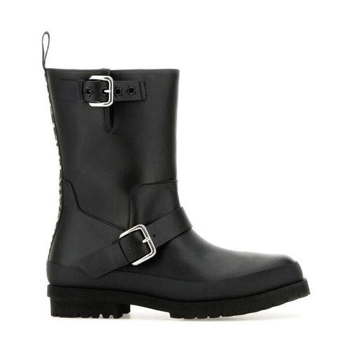 Stella McCartney Black Polyester Lace-Up Boots
