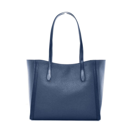 Michael Kors Blue Canvas Tote Bag