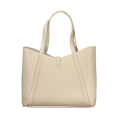 Furla Beige Leather Women Handbag