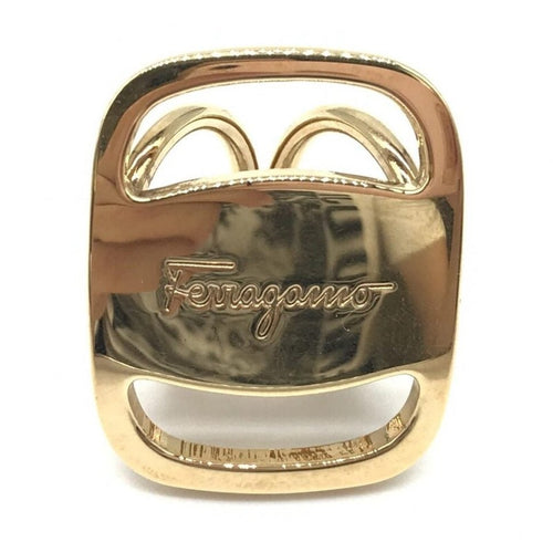 Salvatore Ferragamo PLEATS PLEASE Designer Scarf Ring