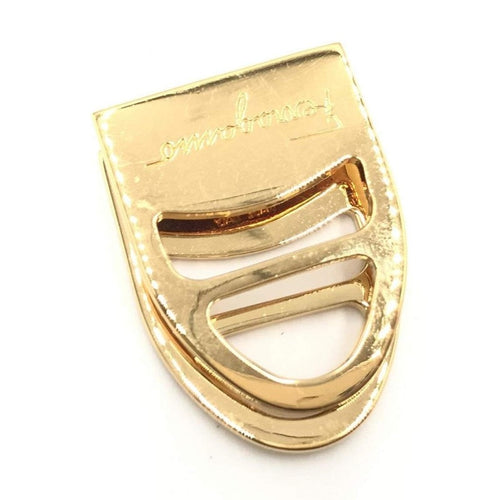 Salvatore Ferragamo Vara Metal Scarf Ring
