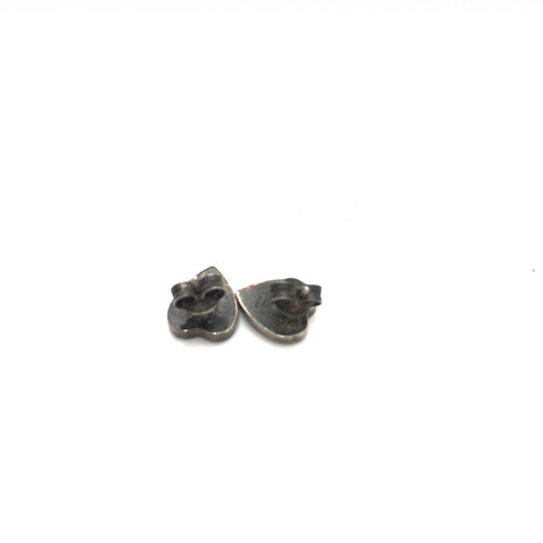Gucci Silver 925 Heart Stud Earrings