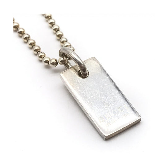 925 Sterling Silver Gucci Necklace