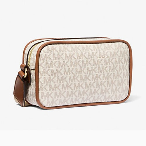 Michael Kors Beige Leather Crossbody Bag