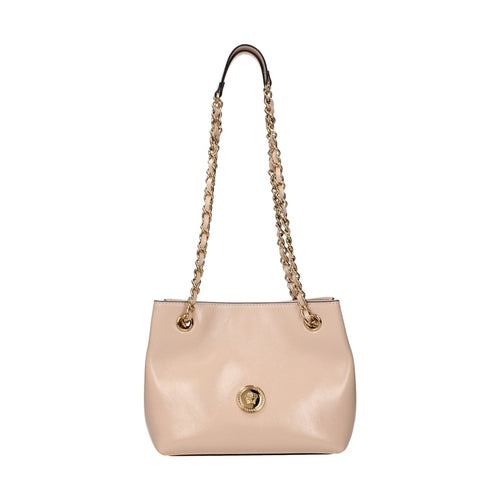 Versace Pink Leather Shoulder Bag