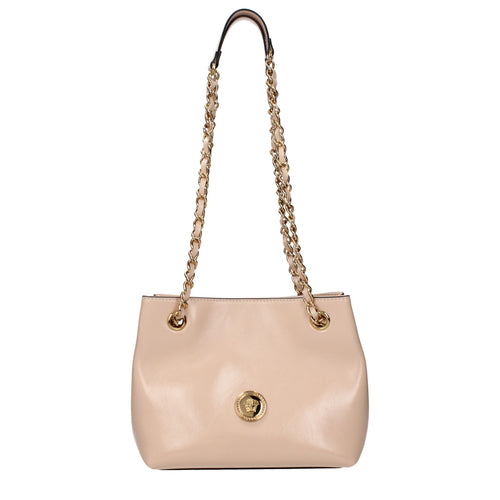 Versace Pink Leather Shoulder Bag