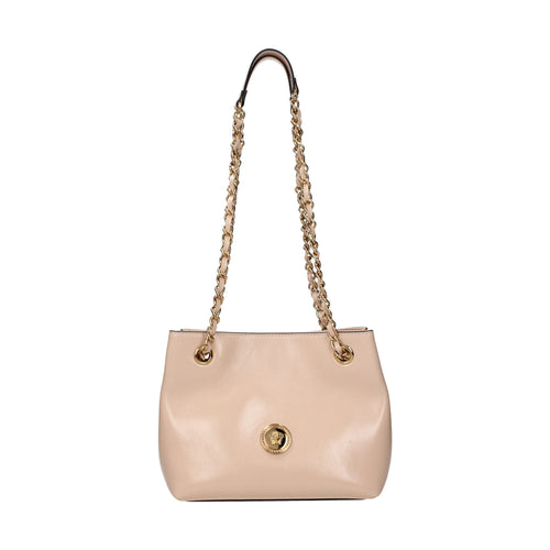 Versace Pink Leather Shoulder Bag