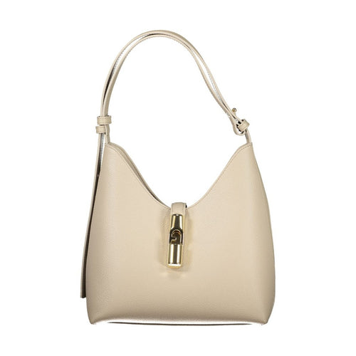 Furla Beige Leather Women Handbag