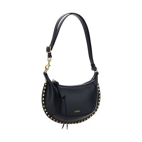 Isabel Marant Black Calf Leather Bos Taurus Shoulder Bag