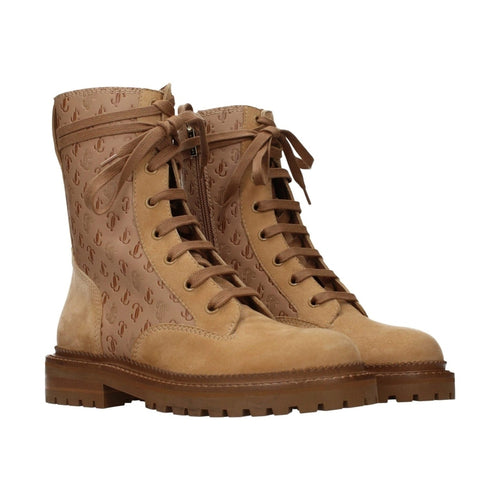 Jimmy Choo Brown Leather Ankle Boots