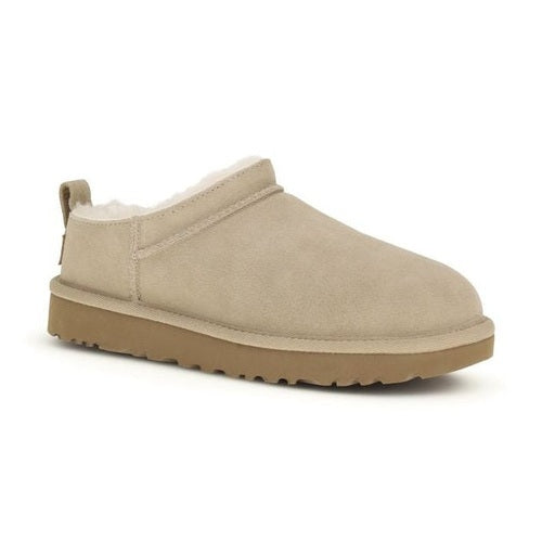 UGG Beige Calf Leather Bos Taurus Ankle Boots