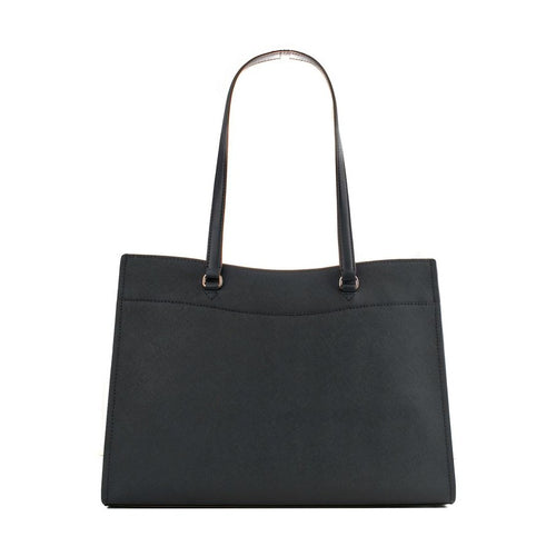 Michael Kors Black Leather Tote Bag