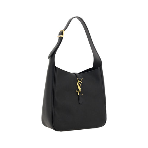 Saint Laurent Black Calf Leather Bos Taurus Shoulder Bag