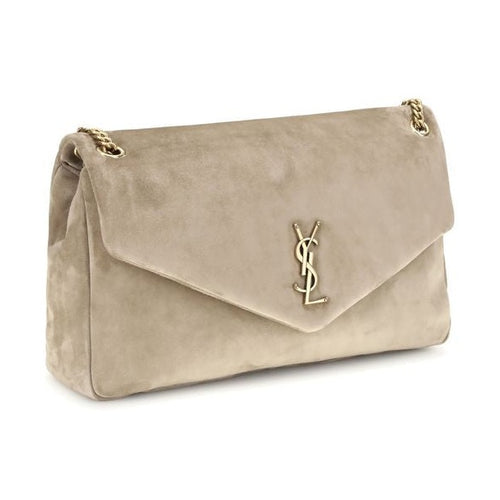 Saint Laurent Beige Calf Leather Bos Taurus Shoulder Bag