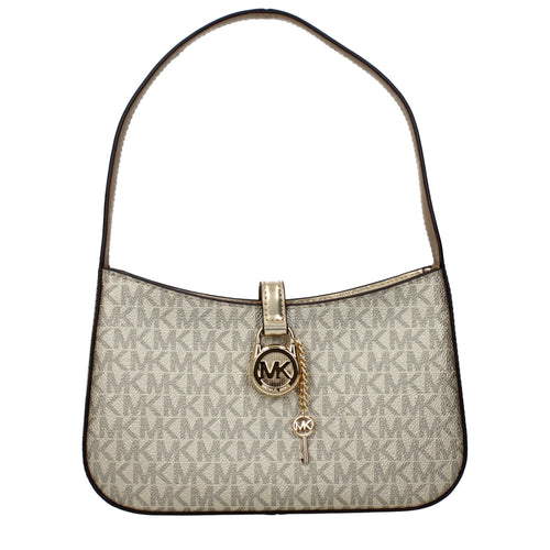 Michael Kors Gold Fabric Handbag