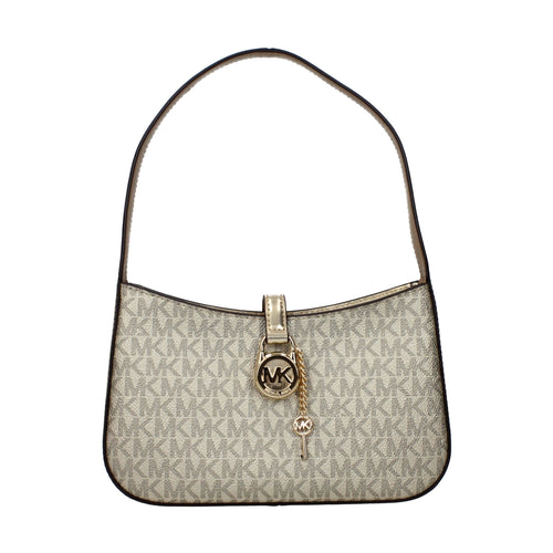 Michael Kors Gold Fabric Handbag