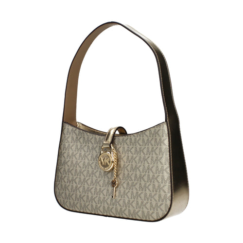 Michael Kors Gold Fabric Handbag