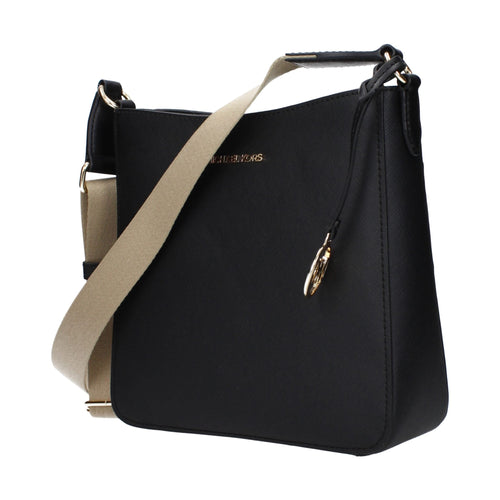 Michael Kors Black Leather Crossbody Bag