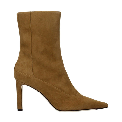 Jimmy Choo Brown Leather Ankle Boots