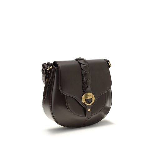 Isabel Marant Brown Calf Leather Bos Taurus Shoulder Bag