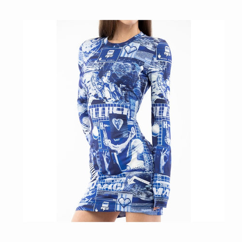 Moschino Multicolor Cotton Casual Dress