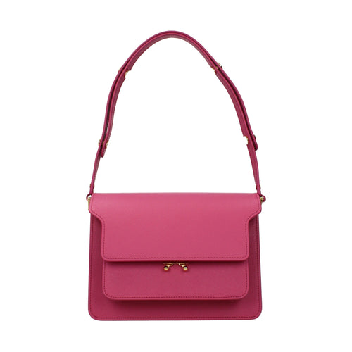 Marni Pink Leather Shoulder Bag