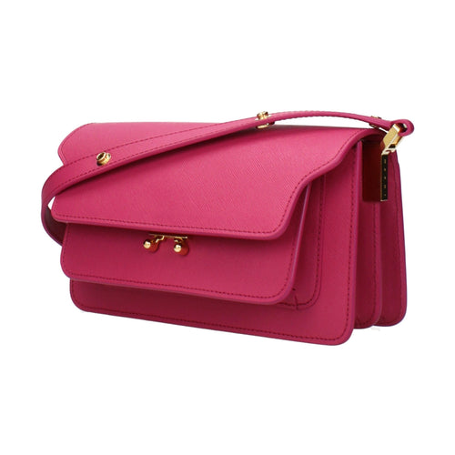 Marni Pink Leather Shoulder Bag