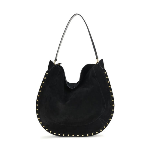 Isabel Marant Black Calf Leather Bos Taurus Shoulder Bag