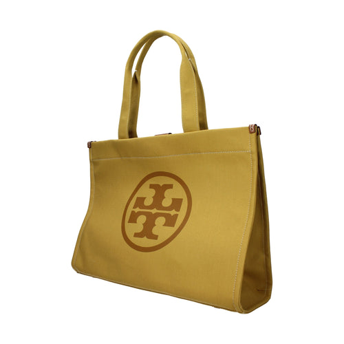 Tory Burch Yellow Fabric Shoulder Bag