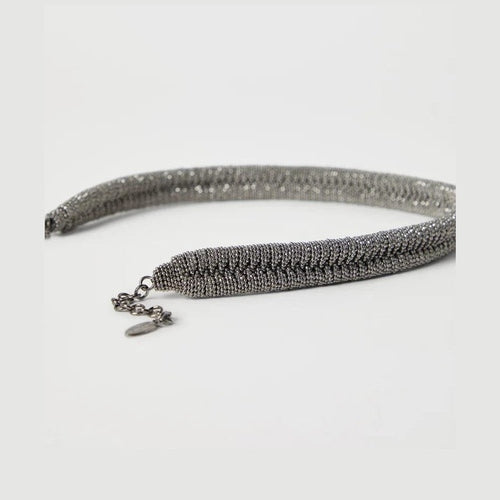 Brunello Cucinelli Gray Brass Necklace