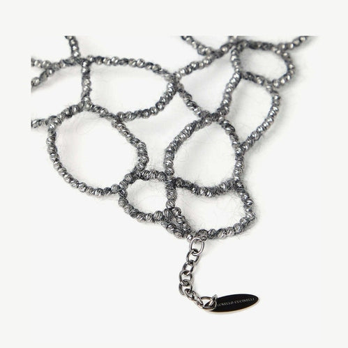 Brunello Cucinelli Gray Silver Necklace