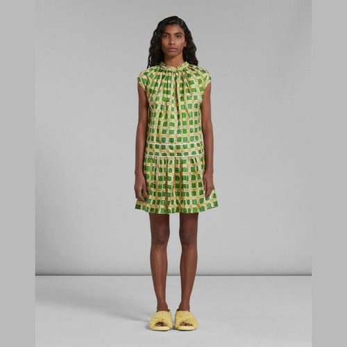 Marni Green Fibres Casual Dress