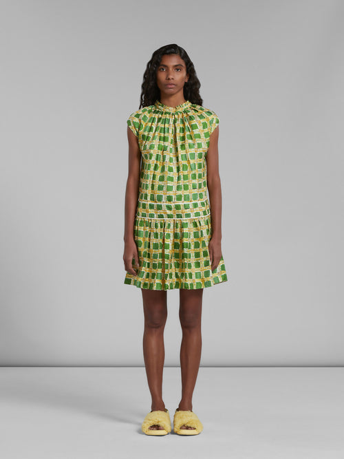 Marni Green Fibres Casual Dress
