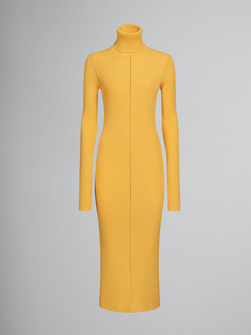 Marni Yellow Fibres Casual Dress