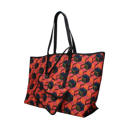 MCM Multicolor Fabric Shoulder Bag