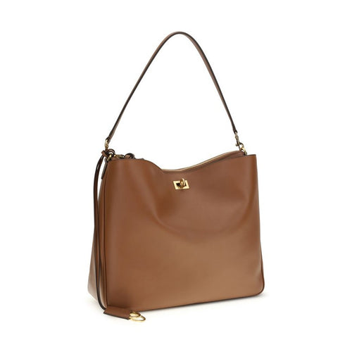 Balenciaga Beige Calf Leather Bos Taurus Shoulder Bag
