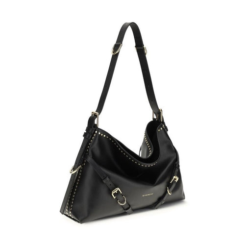Givenchy Black Calf Leather Bos Taurus Shoulder Bag