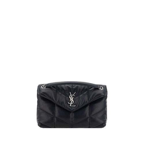 Saint Laurent Black Lamb Ovis Aries Aries Shoulder Bag