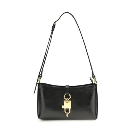 Dolce & Gabbana Black Calf Leather Bos Taurus Shoulder Bag
