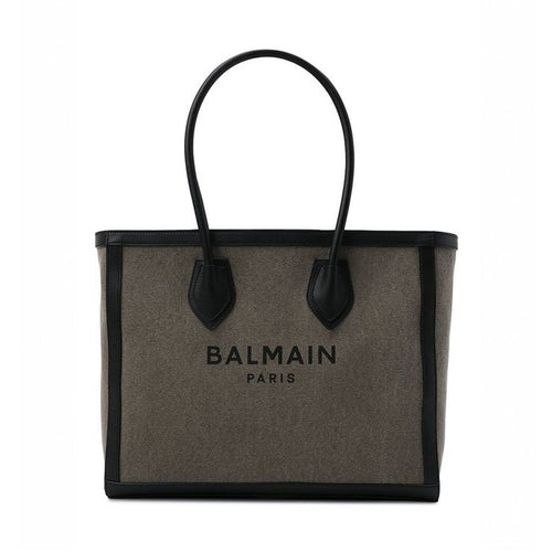 Balmain Bicolor Cotton Tote Bag