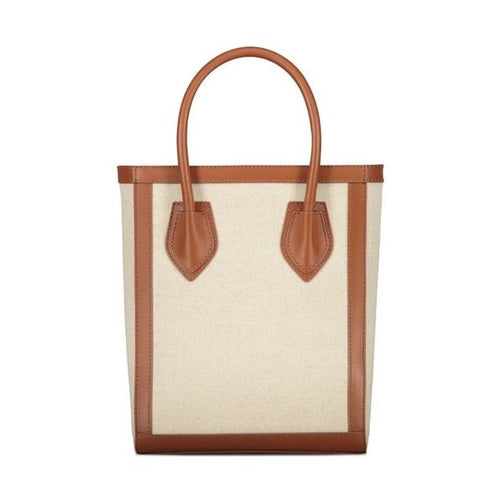 Balmain Brown Cotton Tote Bag