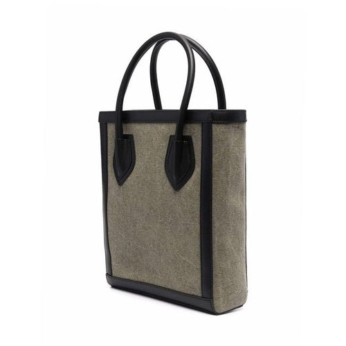 Balmain Bicolor Cotton Tote Bag