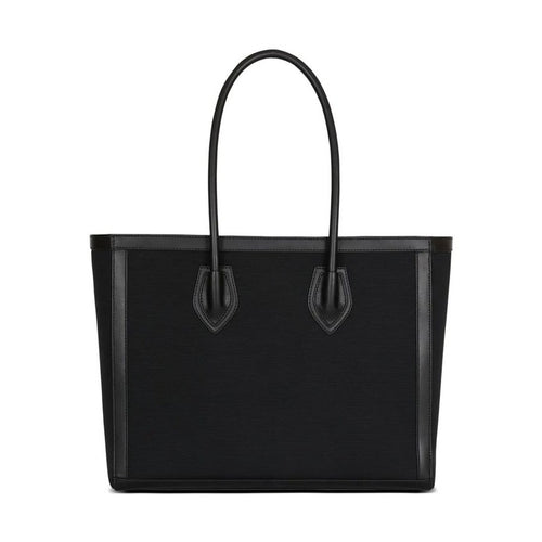 Balmain Black Cotton Tote Bag
