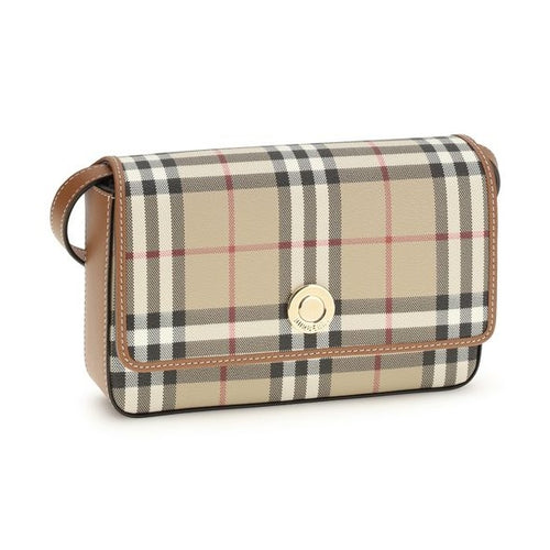 Burberry Beige Polyurethane Shoulder Bag