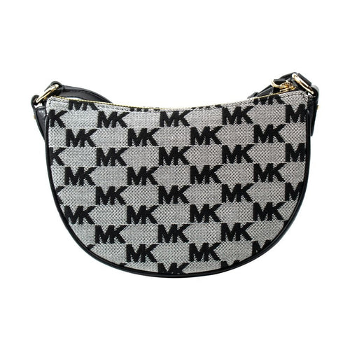 Michael Kors Black Canvas Crossbody Bag