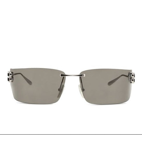 Balenciaga Silver Metal Sunglasses