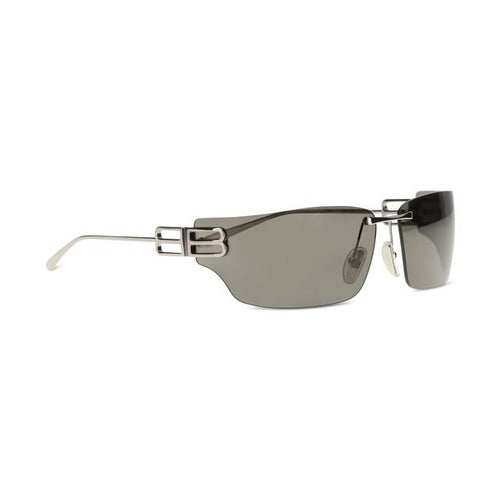 Balenciaga Silver Metal Sunglasses